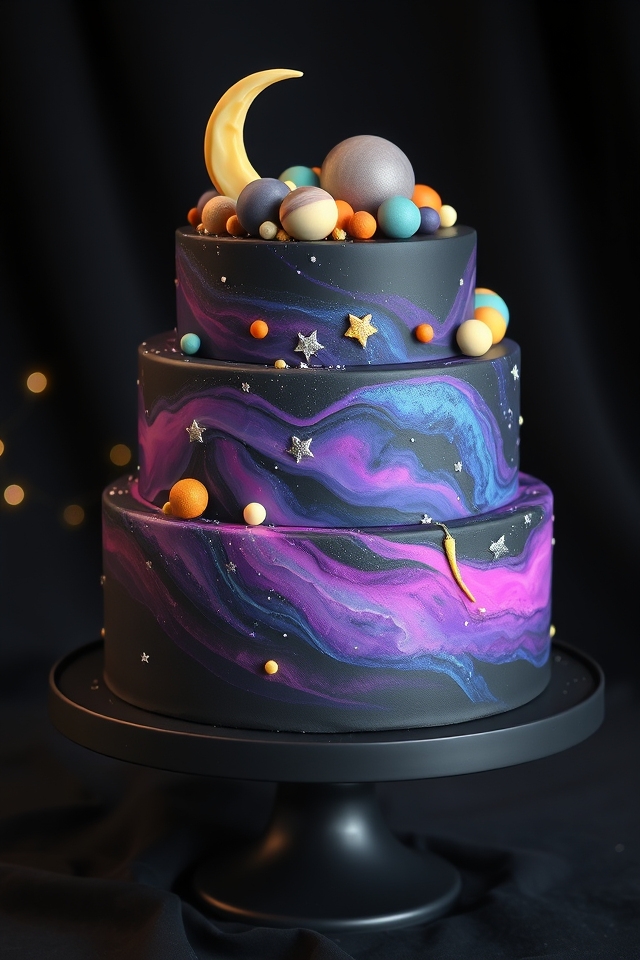 galactic swirl star centerpiece