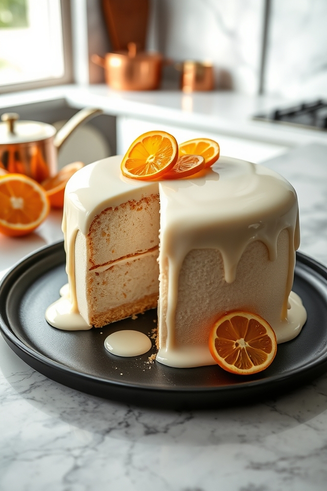 grand marnier white mousse