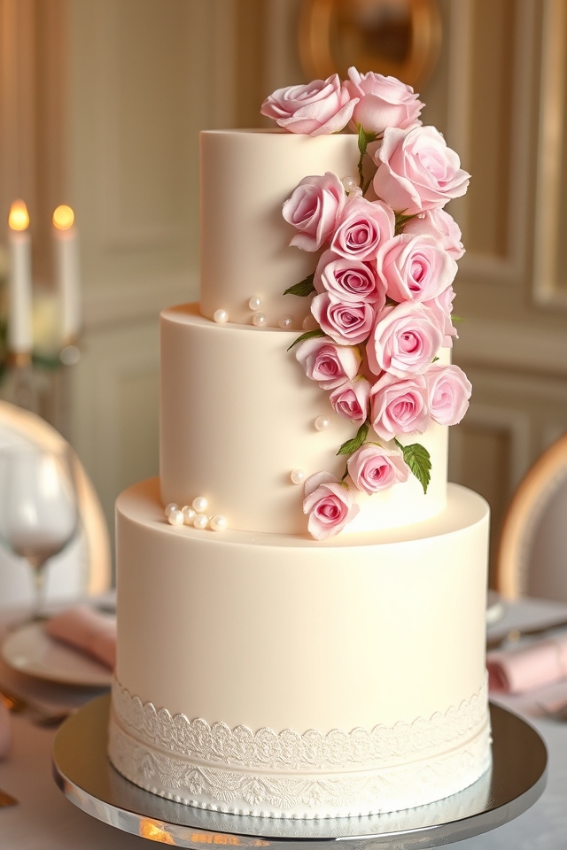 handcrafted pastel sugar roses
