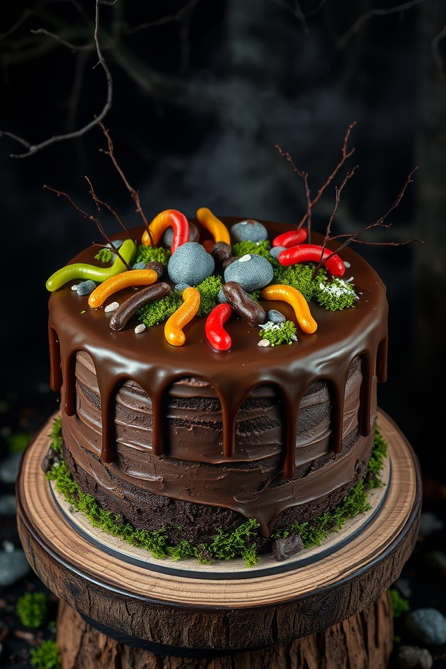 haunted forest chocolate creation