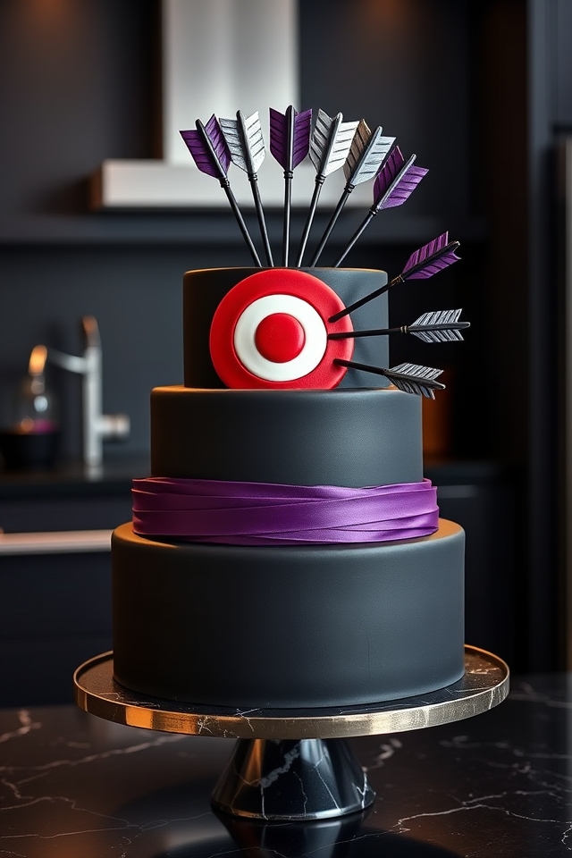 hawkeye s precision arrow cake