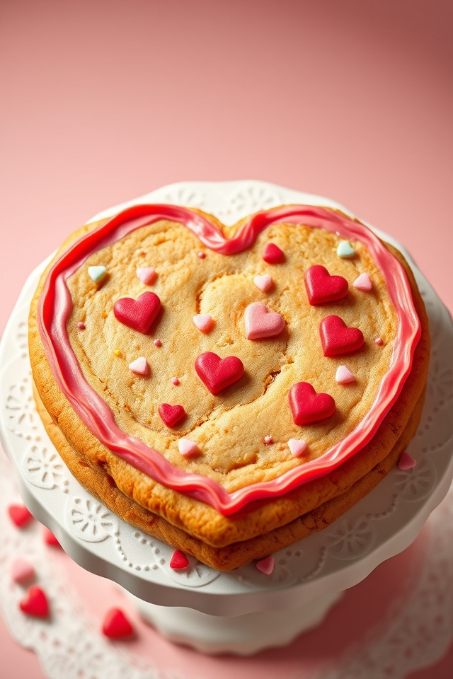 heartfelt love cookie design