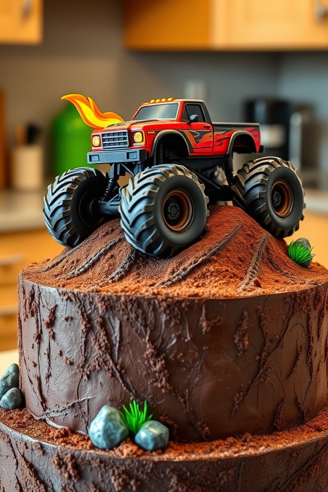 high octane monster truck cake