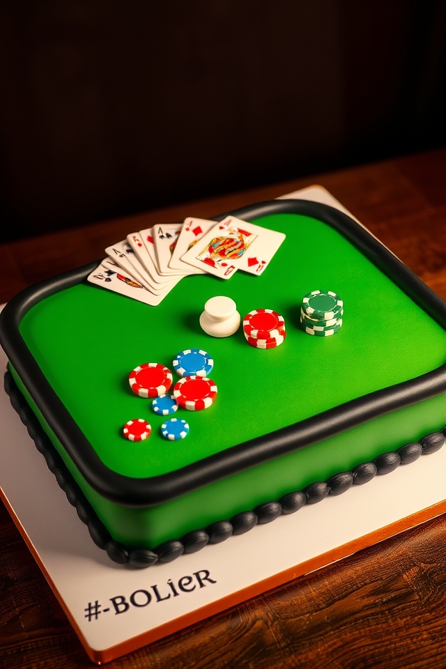 high stakes poker cake