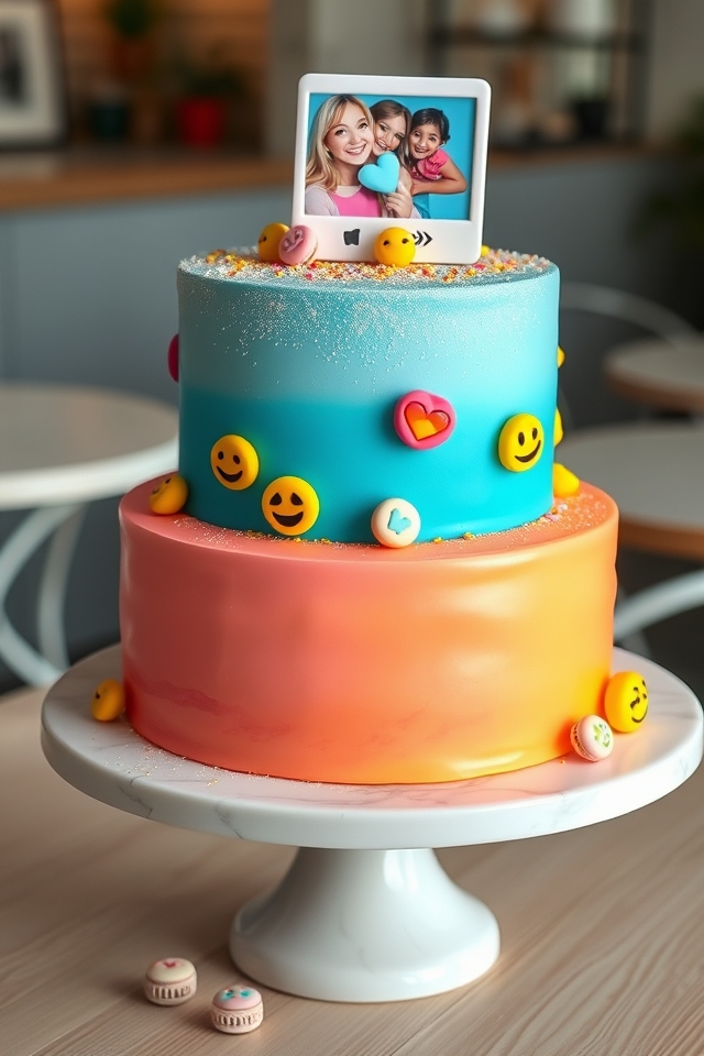 instagram worthy bff birthday cake