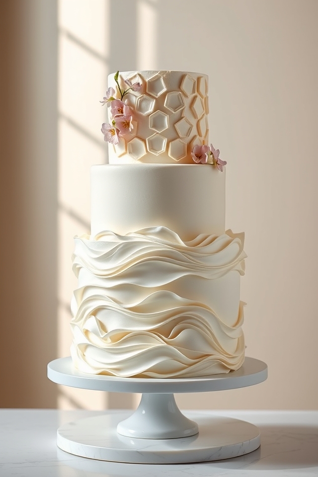 intricate buttercream texture designs
