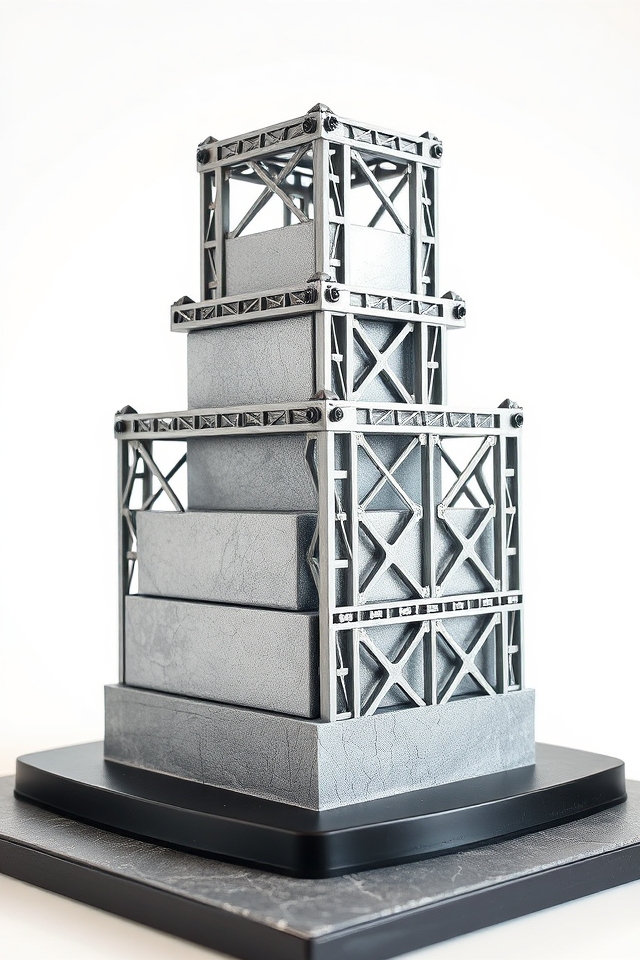 intricate edible steel structures