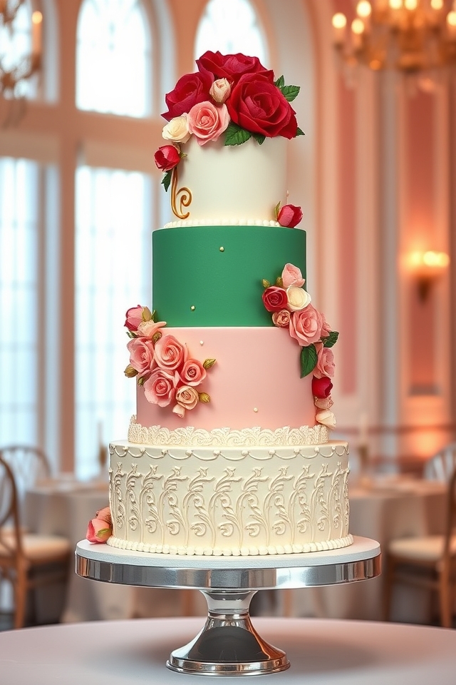 intricate tiered cake masterpieces