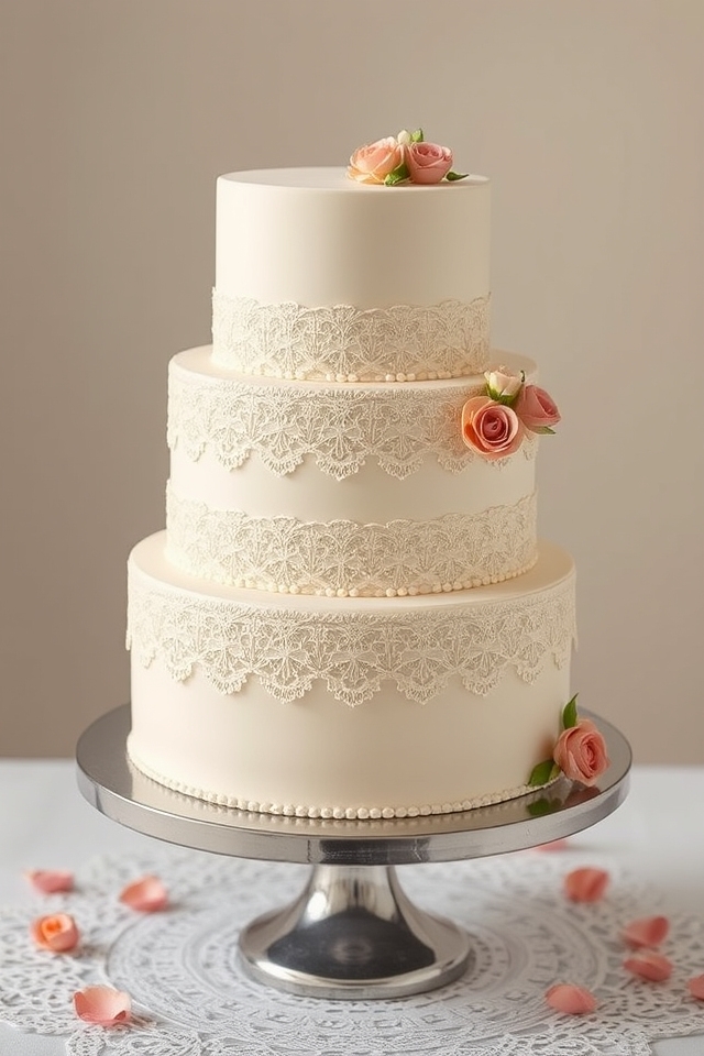 intricate vintage lace elegance