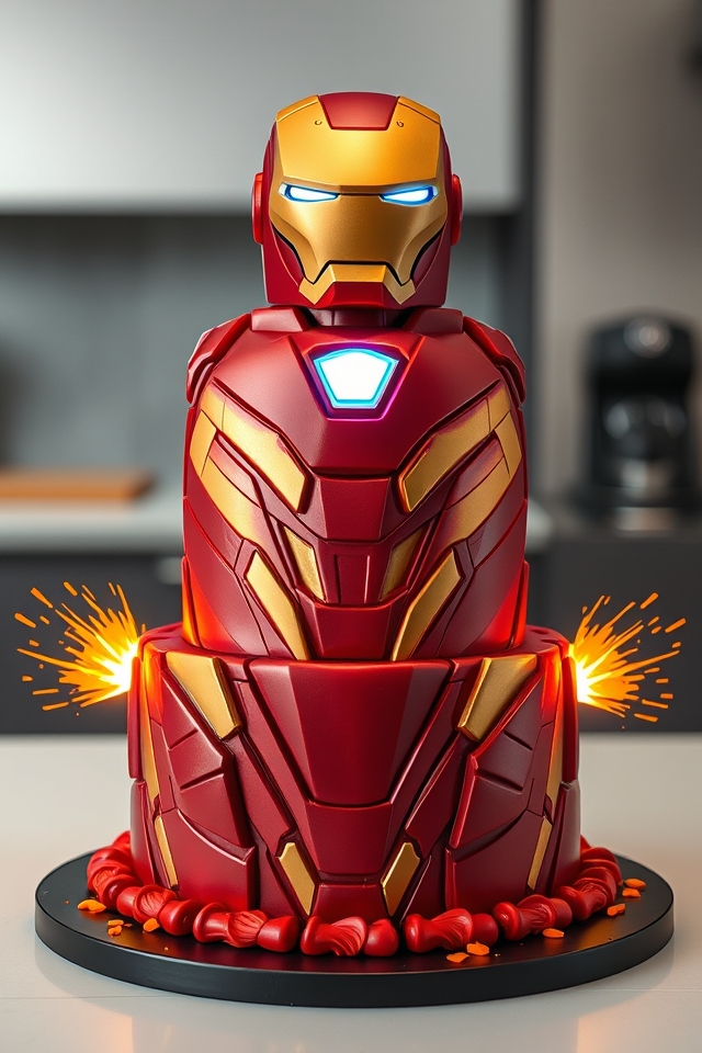 iron man armor blast