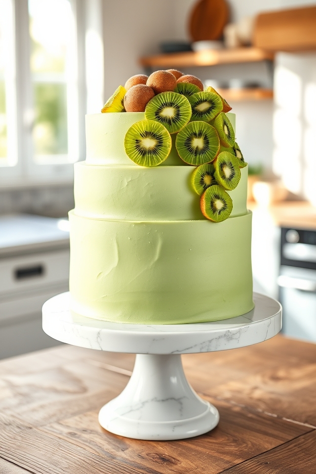 kiwi infused fluffy delight