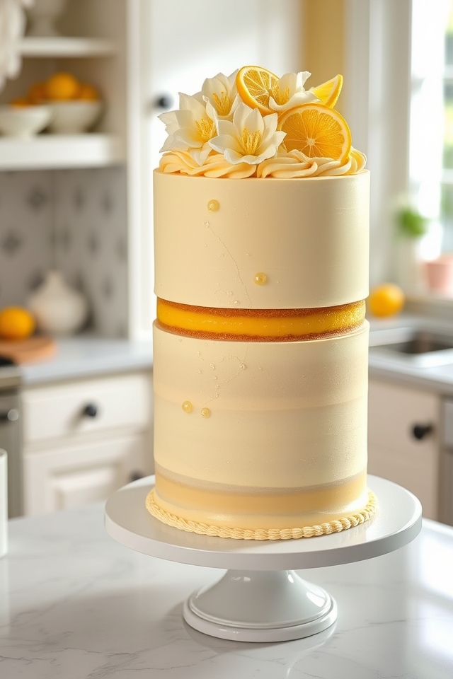 lemon curd filled elegance