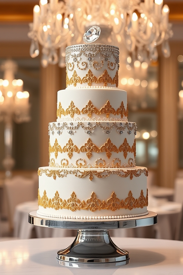 luxurious edible diamond masterpiece