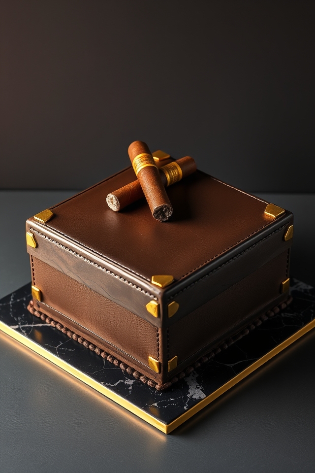 luxurious leather cigar elegance