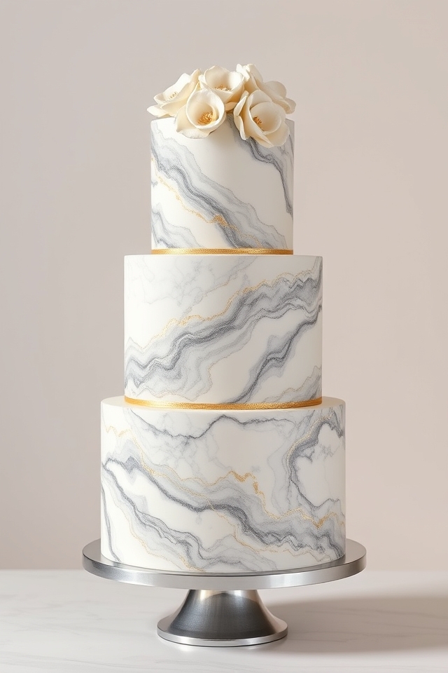 luxurious marble veined elegance