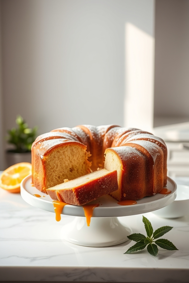 luxurious vanilla bean poundcake