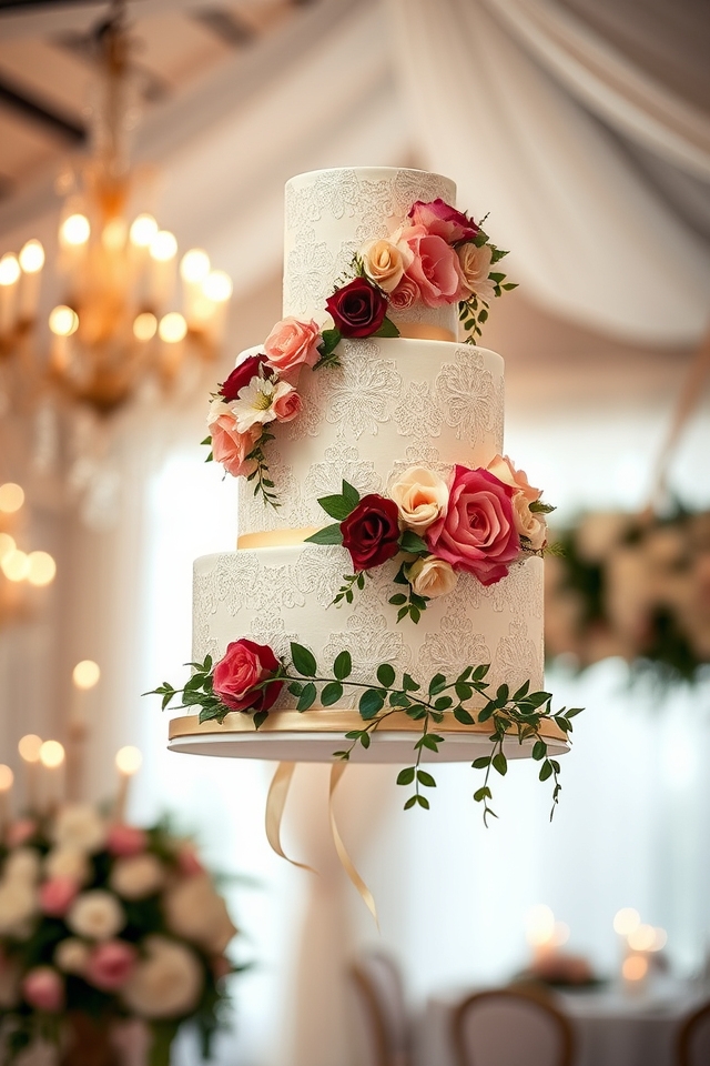 magical floating cake displays