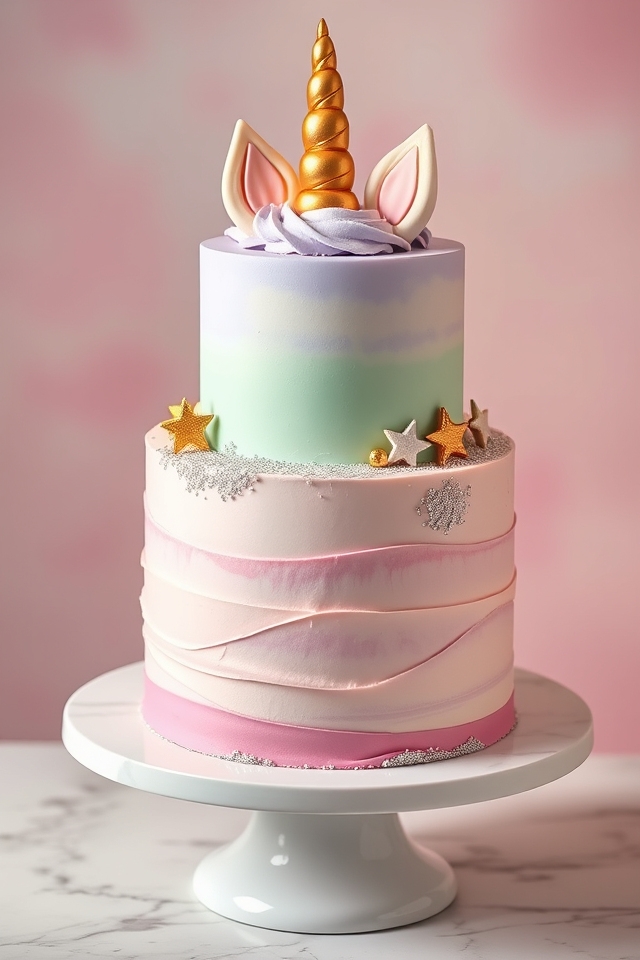 magical unicorn fantasy cake