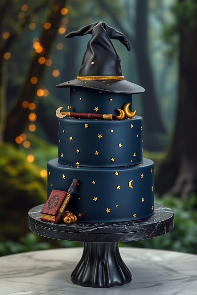 magical wizardry cake design