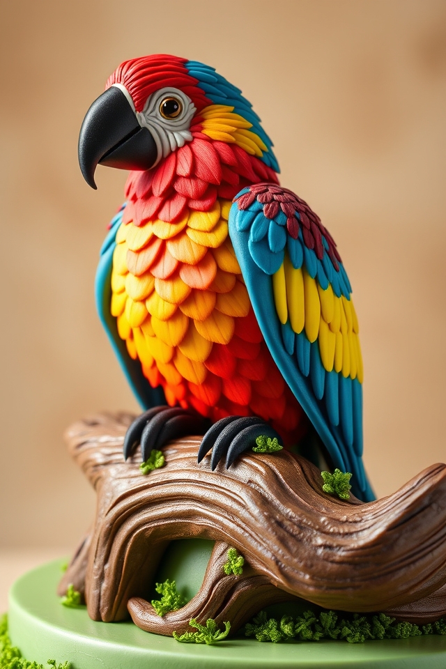 meticulously sculpted edible art