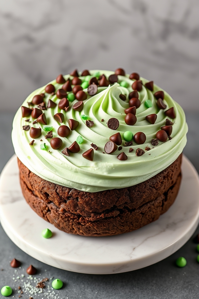 mint chocolate birthday delight