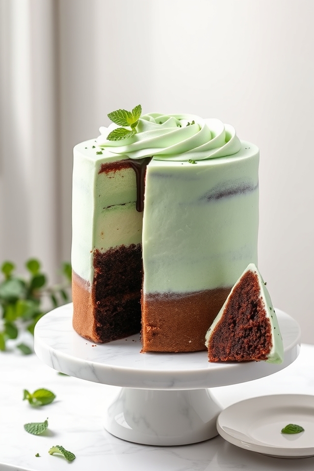 minty chocolate ganache surprise