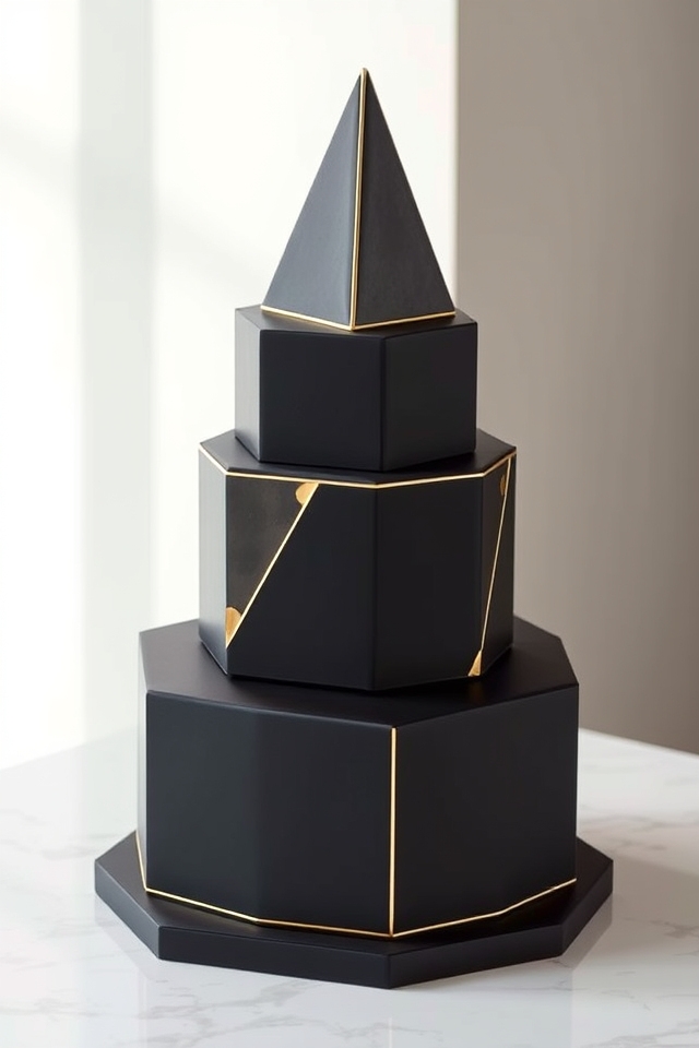 modern geometric chic elegance