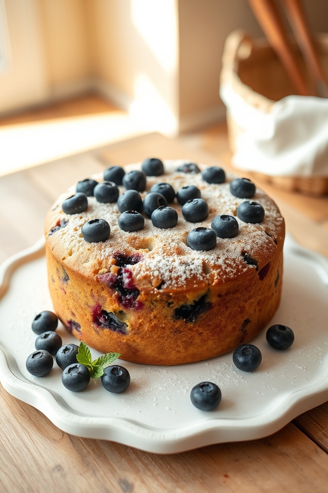 moist blueberry cinnamon spice
