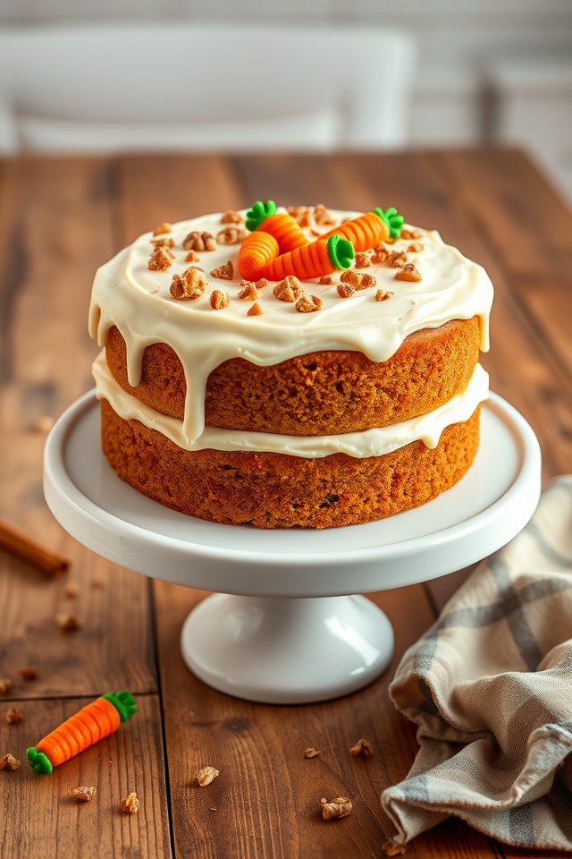 moist spiced carrot frosting