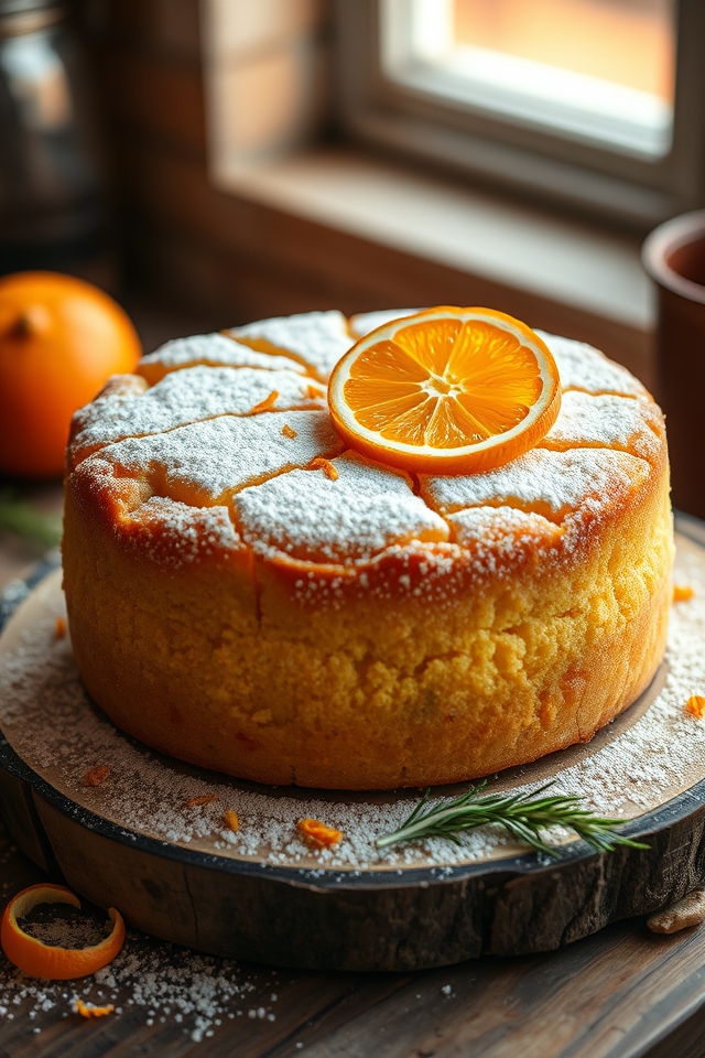 moist zesty olive oil cake