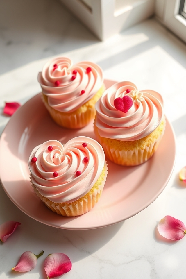 mother s day heart cupcakes