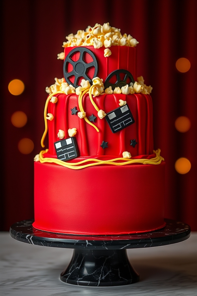 movie themed bestie cake