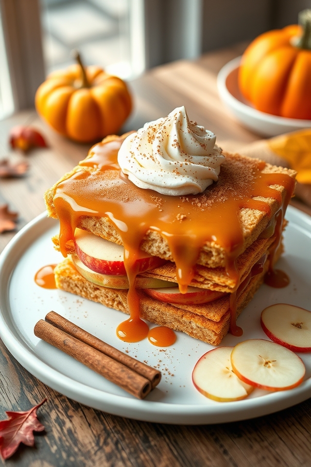 no bake caramel apple delight
