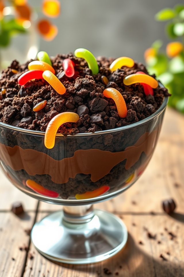 no bake gummi worm delight