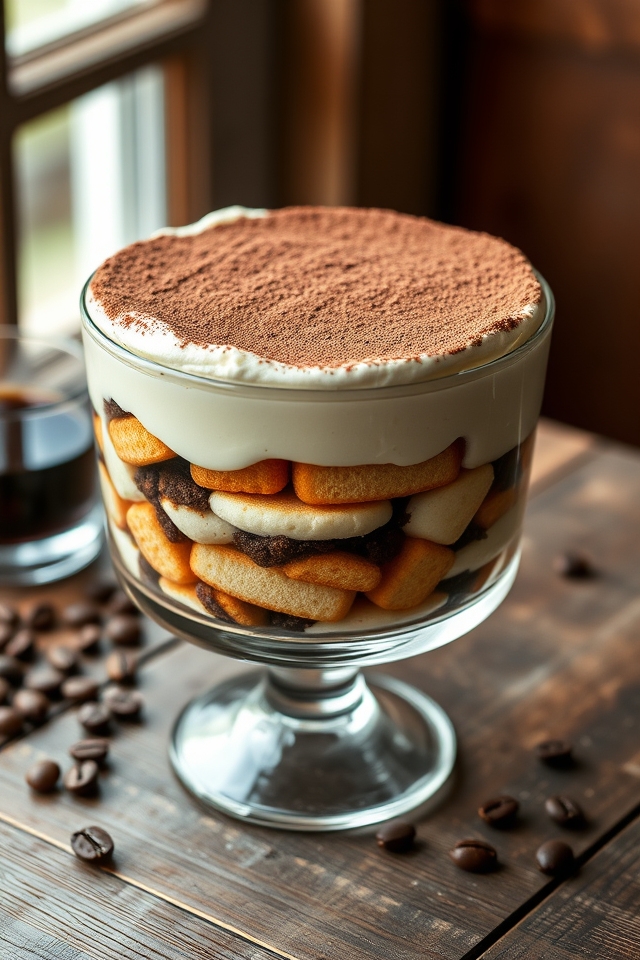 no bake tiramisu coffee treat