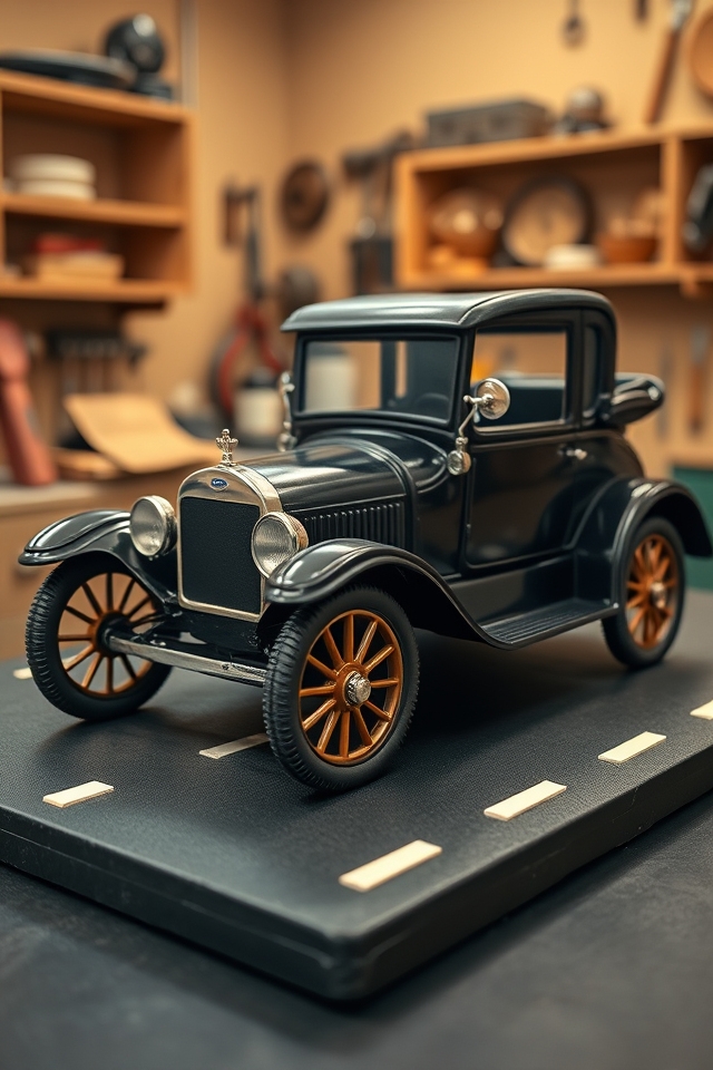 nostalgic vintage car cakes