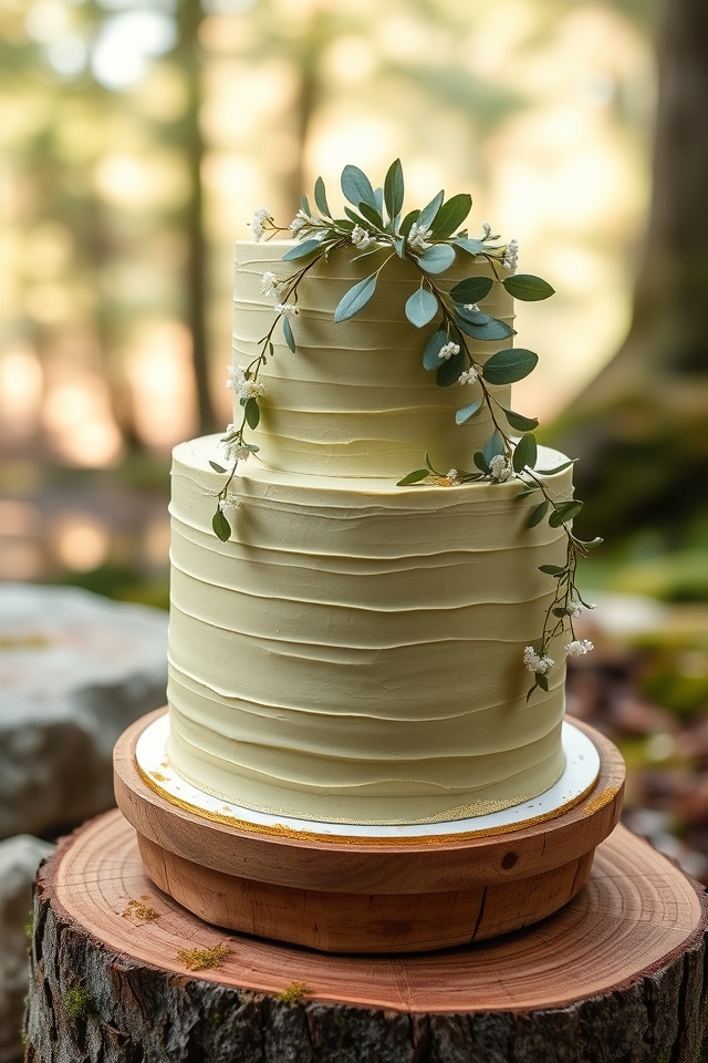 olive green rustic elegance
