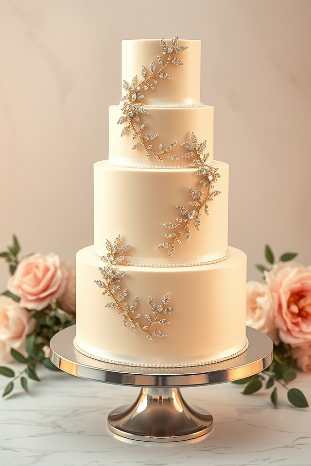 opulent crystal wedding sparkle