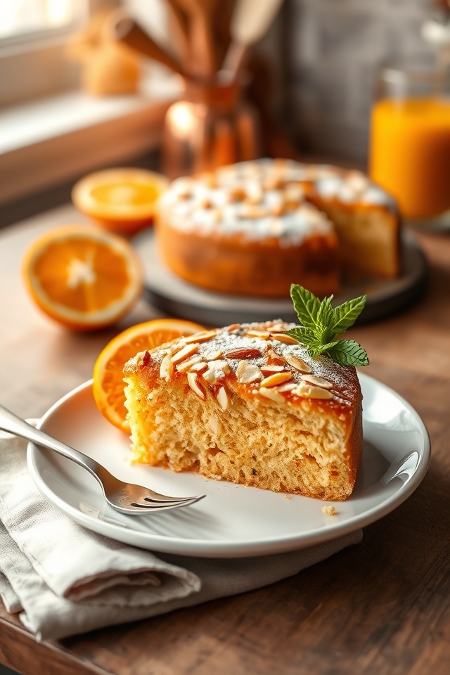 orange almond crunch delight