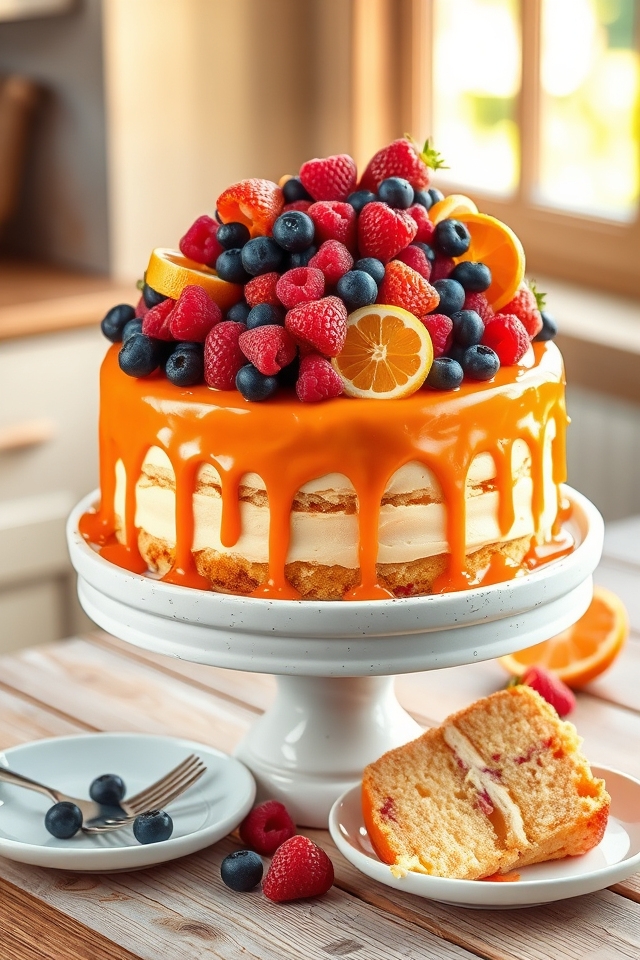 orange and berry burst