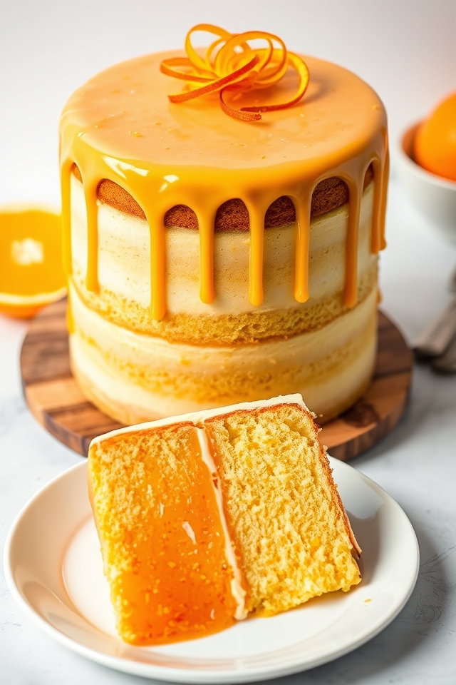 orange marmalade surprise bake