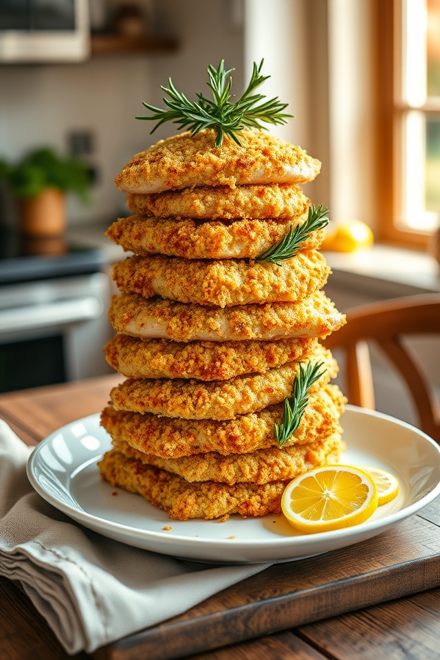 parmesan crusted chicken showpiece