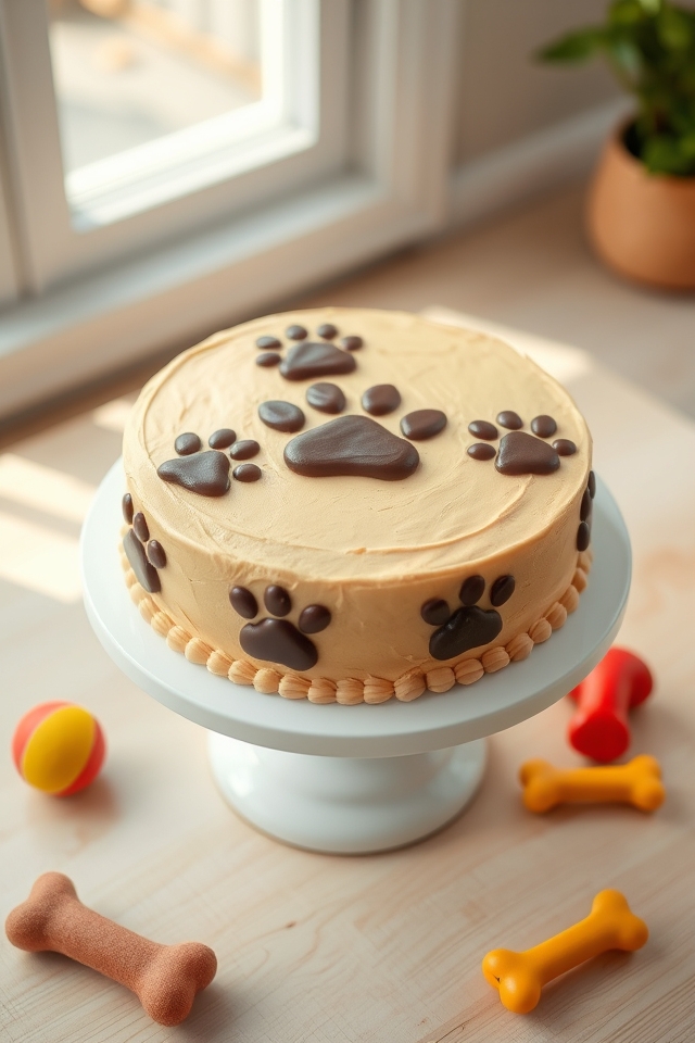 paw print birthday delight