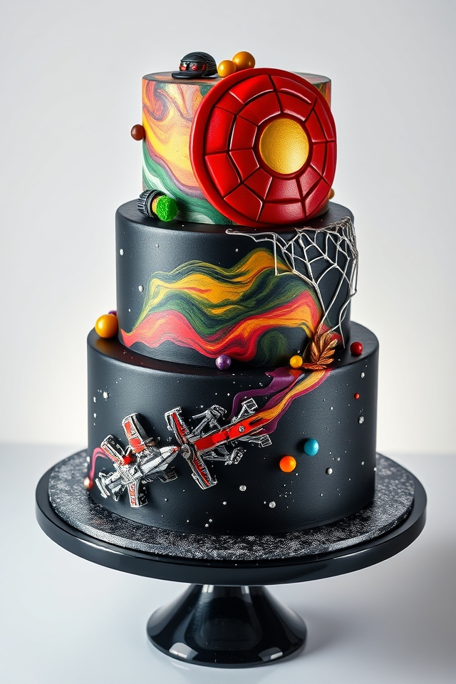 personalized fandom tribute cake