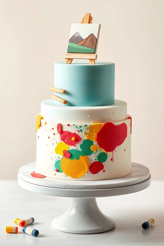 personalized hobby birthday cake