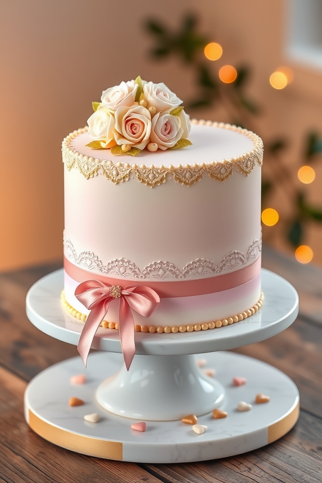 personalized sentimental message cake