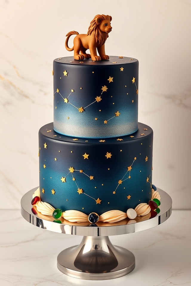personalized zodiac bestie cake
