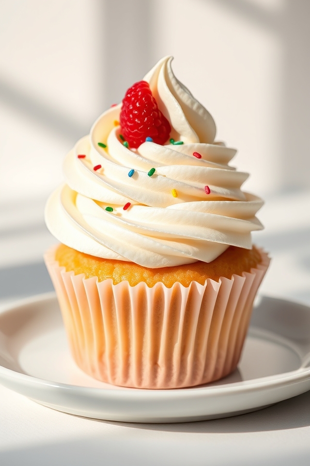 piping whipped cream swirls