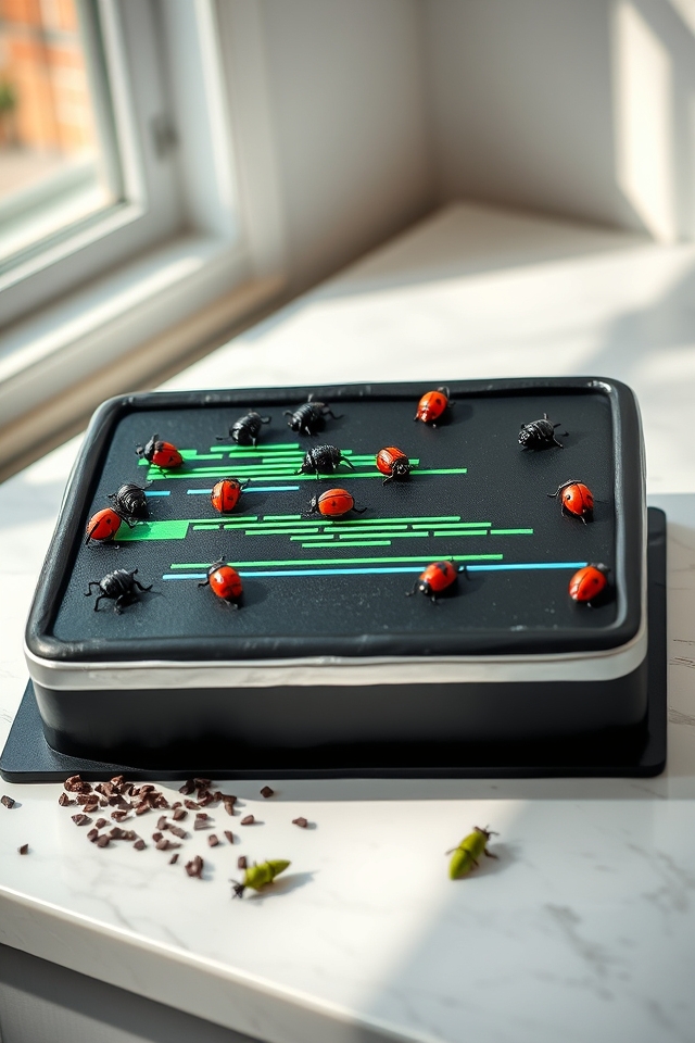 playful it bug cake