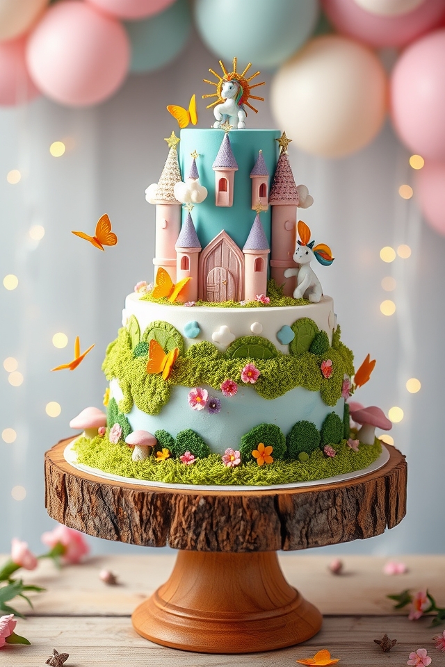playful whimsical birthday cakes